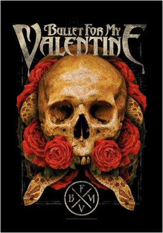 Bullet For My Valentine - Serpent Roses Flag