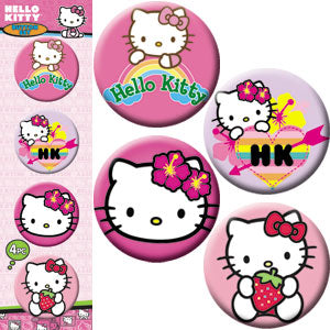 Hello Kitty - Pinback Button Badge Set