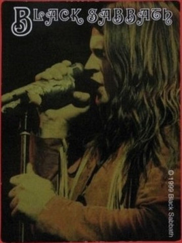 Black Sabbath - Sticker - Ozzy Osbourne Live With Mic
