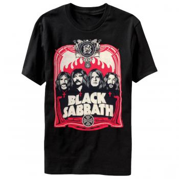 Black Sabbath - Red Flames T-Shirt
