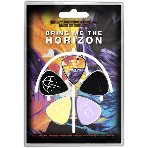 Bring Me The Horizon-Guitar Pick Set- 5 Picks - UK Import - Licensed New In Pack