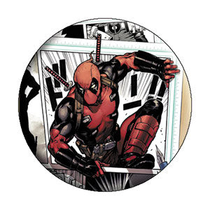 Deadpool - Comic Page Pinback Button (Pack Of 2)