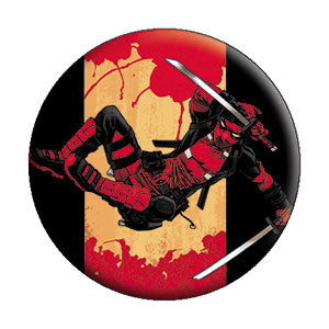 Deadpool - Jump Pinback Button (Pack Of 2)