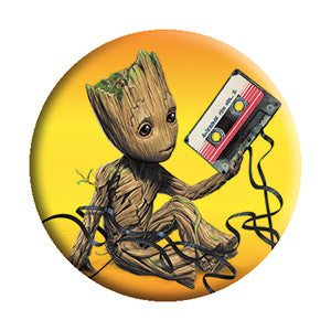 Guardians Of The Galaxy - Groot Cassette - Button - Pack Of 2