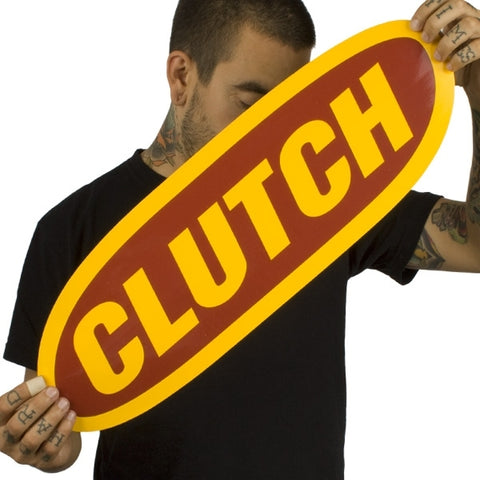 Clutch - Giant 24 Inch Oval Logo - Sticker