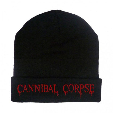 Cannibal Corpse - Embroidered Red Logo Beanie