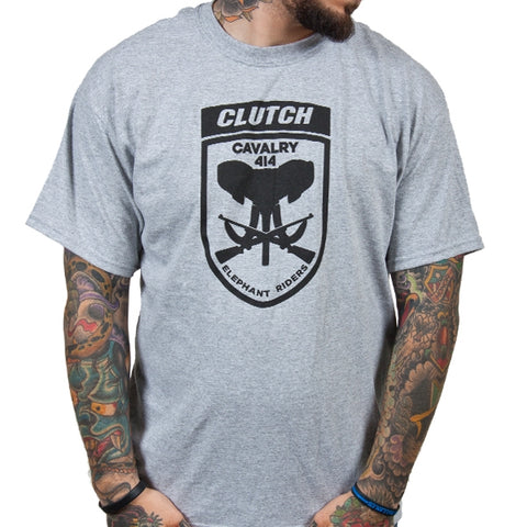 Clutch - Grey Cavalry T-Shirt