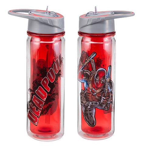 Deadpool - Water Bottle - Tritan - New In Plastic - 18 oz. - 10 inch