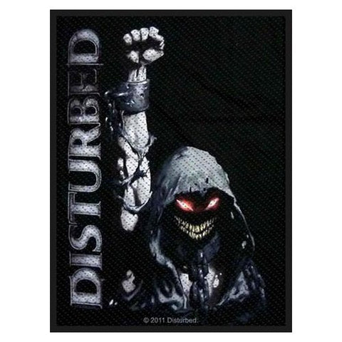 Disturbed - Patch-Woven-UK Import-Raised Fist-Collector's Patch