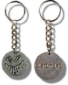 Disturbed - Pewter Face Keychain