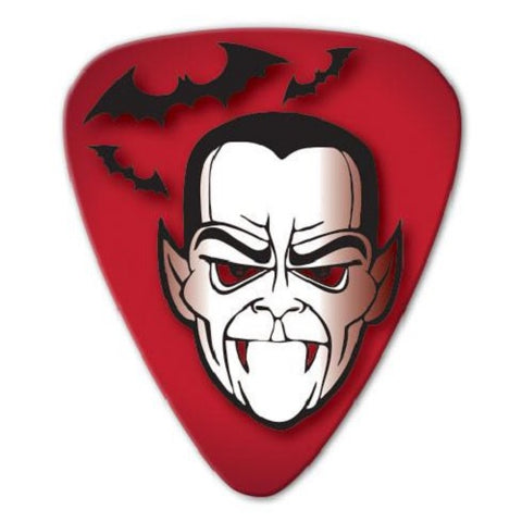 Dracula Bats-Guitar Pick-Set Of 2-Medium Gauge-Australia Import-Licensed New