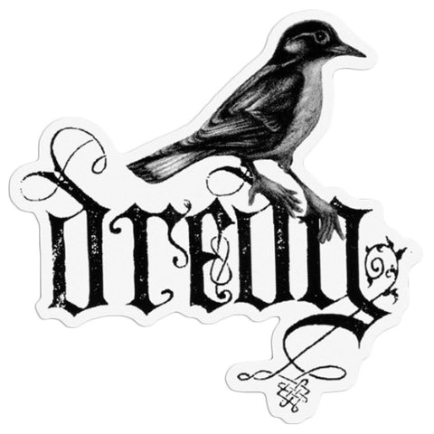 Dredg - Sticker - Die Cut Bird Logo - Square - 5 Inch