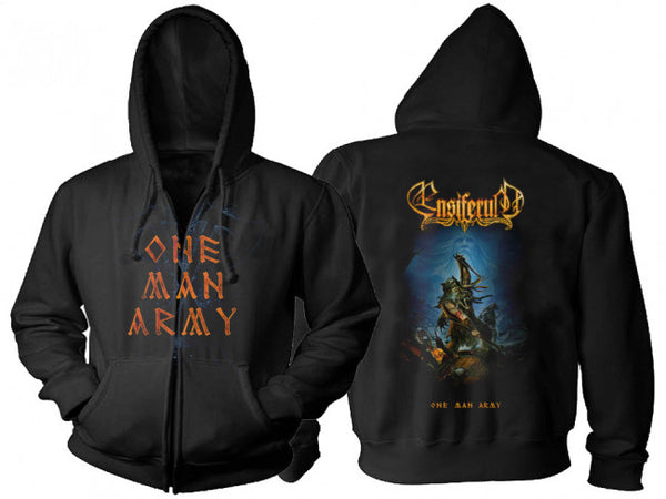 Ensiferum - One Man Army Zip Hoodie – Rock Merch Universe