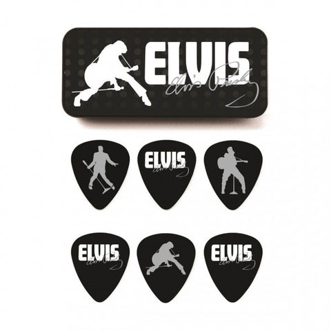 Elvis Presley - Silhouettes Guitar Pick Tin