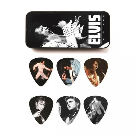Elvis Presley - Elvis On Stage Guitar Pick Tin