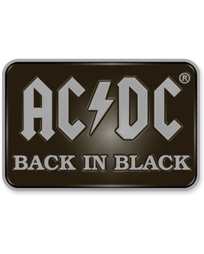 AC/DC - BIB Logo Enamel Lapel Pin Badge
