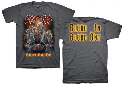 Exodus - Blood In Blood Out Charcoal T-Shirt