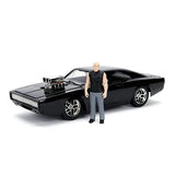 Fast & Furious - Dodge Charger 1:24 Scale Die-Cast Metal Vehicle With Dom Figure
