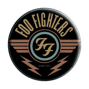 Foo Fighters - Pack Of 2 Red Logo Buttons