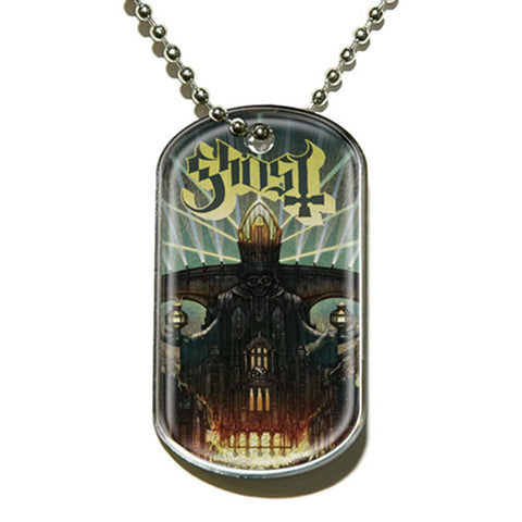 Ghost - Necklace - Pendant -Dog Tag-Logo-Collector's-UK Import