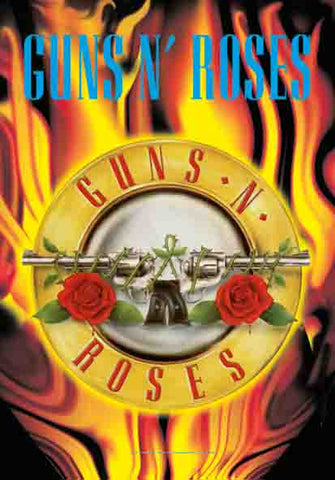 Guns N Roses - Circle Flames Flag