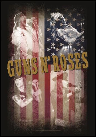 Guns N Roses - Collage Flag