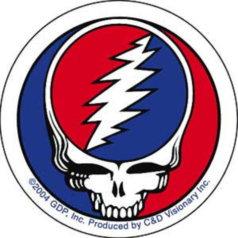 Grateful Dead - Sticker - Bolt Face - 2 Inches - Licensed New