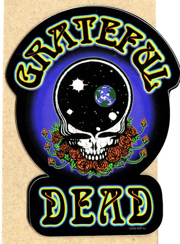 Grateful Dead - Sticker - Skull Roses Space Logo