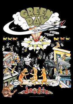 Green Day - Dookie Poster Flag