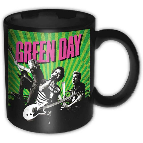 Green Day-Mug-Ceramic-UK Import-Band Logo-Collector's-Licensed New In Gift Box