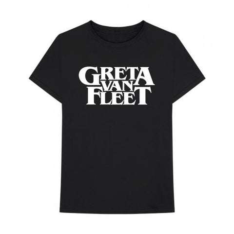 Greta Van Fleet - Black White Logo T-Shirt