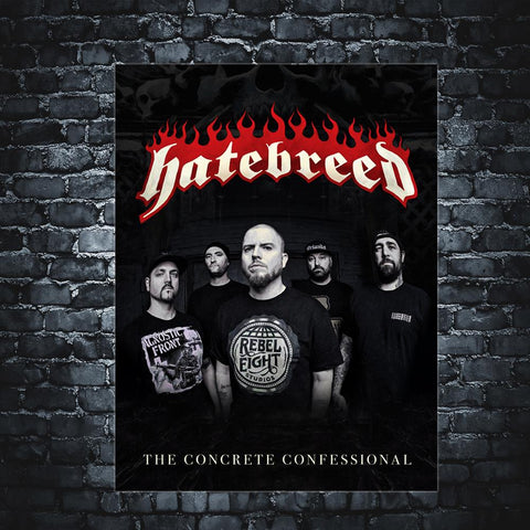 Hatebreed - Poster-Concrete Confessional-18 X 24 Rolled Poster Tube-Licensed New