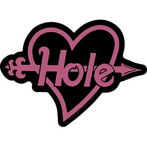 Hole - Heart Logo - Sticker