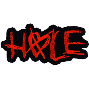 Hole - Red Logo - Patch