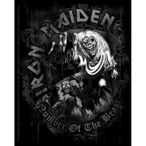 Iron Maiden - B/W Number Of The Beast - Sticker