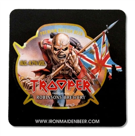 Iron Maiden - Coaster - Drink - Beverage - Trooper
