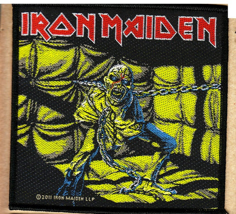 Iron Maiden - Patch - Woven - Eddie In Chains Logo