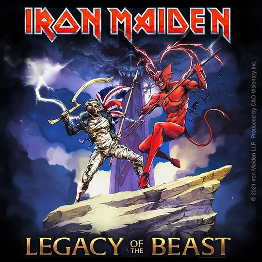 Iron Maiden - Legacy Of The Beast - Sticker – Rock Merch Universe