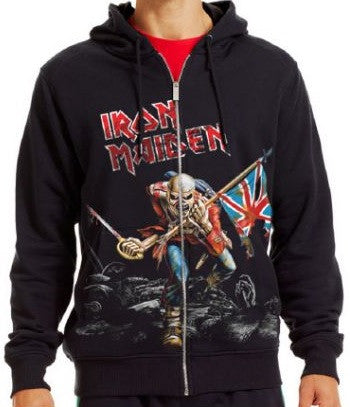 Iron Maiden - Scuffed Trooper Zip Hoodie