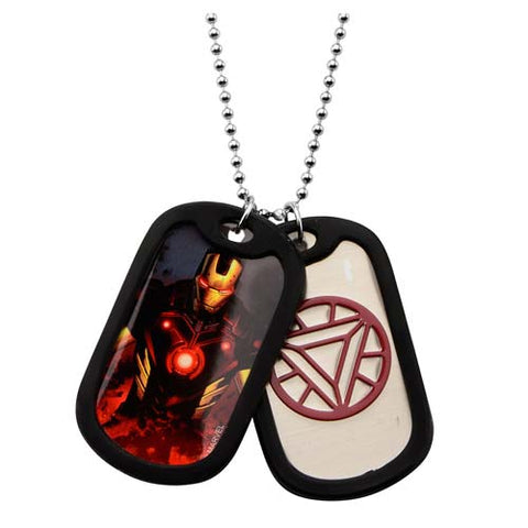 Iron Man - Double Dogtag Necklace Marvel Collector's Item