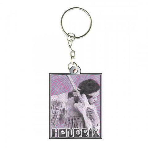 Jimi Hendrix - Metal Keychain