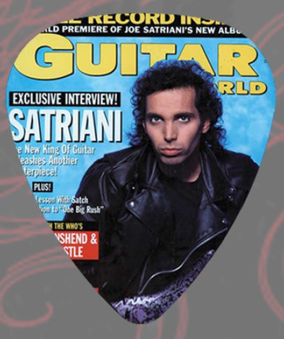 Joe Satriani - Guitar Pick - Guitar World - Celluloid - 2 Pack - Chickenfoot