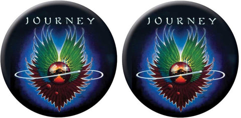 Journey - 2 Button Badge Set-Collector's-Pinback Style-Wings-Licensed New