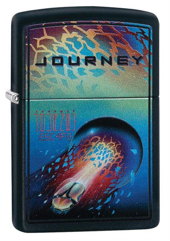Journey - Black Matte - Flip Top - Zippo Lighter