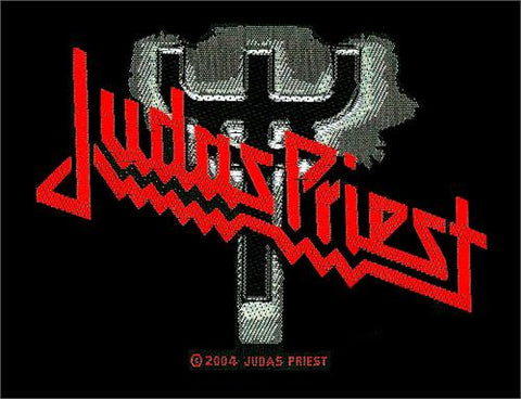 Judas Priest - Patch - Woven Import Sew On - Red Logo - Collector's