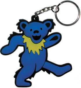 Grateful Dead - Dancing Bear Rubber - Keychain