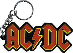 AC/DC - Logo Rubber - Keychain