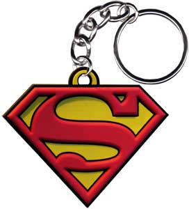 Superman - Logo - Rubber - Keychain