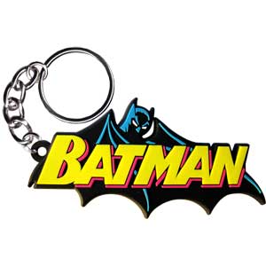 Batman - Cape Logo Rubber - Keychain