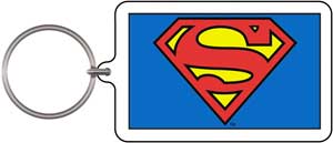 Superman - Logo Lucite Keychain